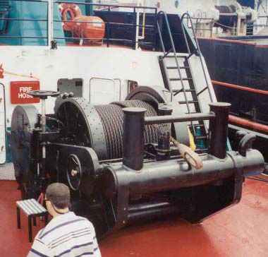Tugboat winch - TYS-32 - Markey Machinerympany - towing / hydraulic drive / single-drum