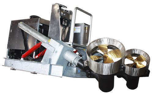 Azimuth thruster - Twin Tsunami - Hydraulic Marine Systems, Inc. - rudder / external / for barges