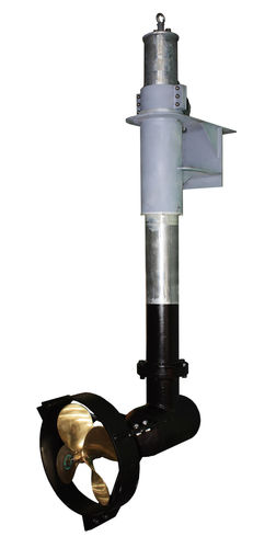 Azimuth thruster - Barge Tsunami - Hydraulic Marine Systems, Inc. - rudder / deck-mounted / professional vessel