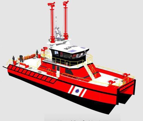Fireboat - FireCat 25M - Metalcraft Marine Inc - catamaran / inboard