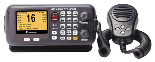 Marine radio - STR-6000A - Navis USA LLC - for ships / VHF / with DSC