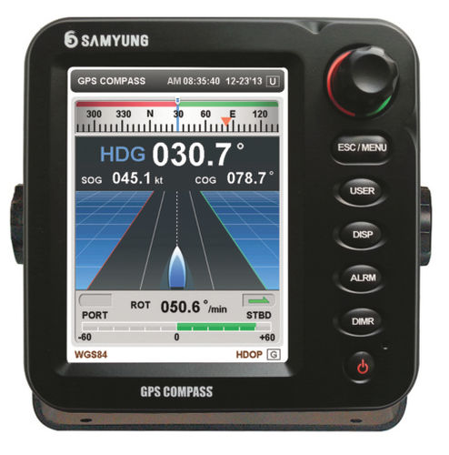 Boat steering compass - SGC-750 - Navis USA LLC - electronic / vertical / with mounting bracket