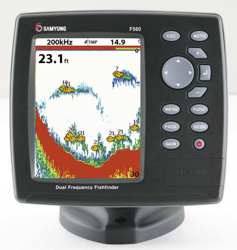 Boat fish finder - F560 - Navis USA LLC - color