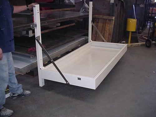Folding bed - Quality Metal Works - for ships