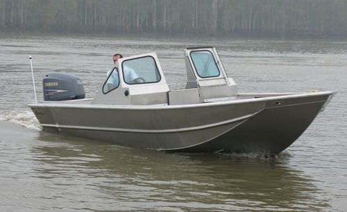 Outboard center console boat - 2484DV3 - Scully's Aluminum Boats - dual-console / aluminum