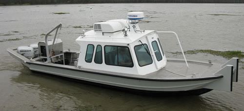 Work boat - 2884DVWB2 - Scully's Aluminum Boats - outboard / aluminum
