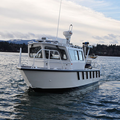 Work boat - COMMANDER 27' - Workskiff Inc - outboard / aluminum