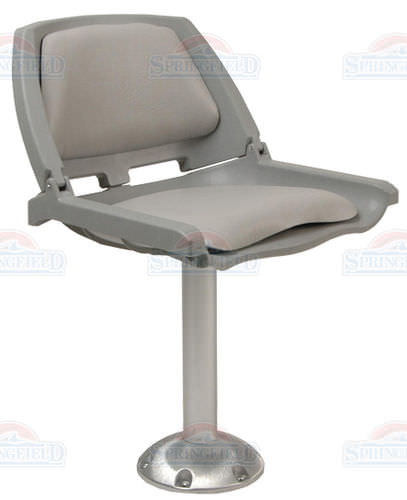Helm seat - 1061100 - Springfield Marine - for boat / fold-down / folding backrest