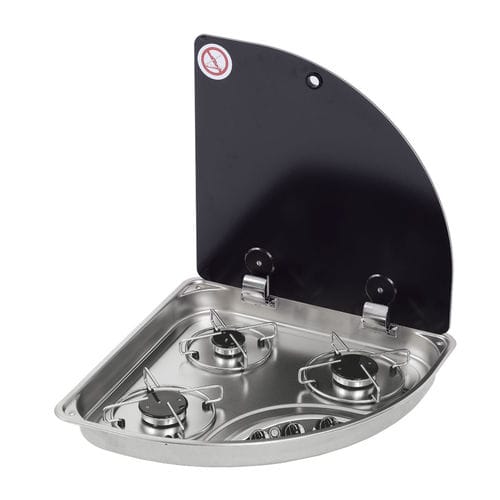 Gas stove FC1343 CAN DI BELLINI MAURO for boats / threeburner / builtin