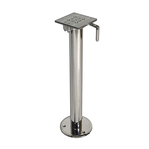 Stainless steel boat table pedestal QuickRemove Release Marine