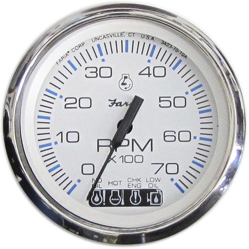 Analog tachometer - TC9881 - Beede Electrical Instrument - for boat