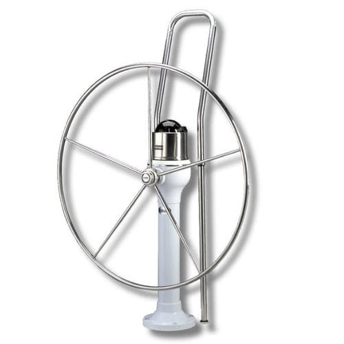 Sailboat steering wheel pedestal CDI CLASSIC Edson Marine rack