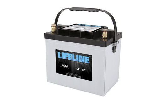 Marine battery - GPL-24T - Lifeline Batteries - 12 V / lead / AGM