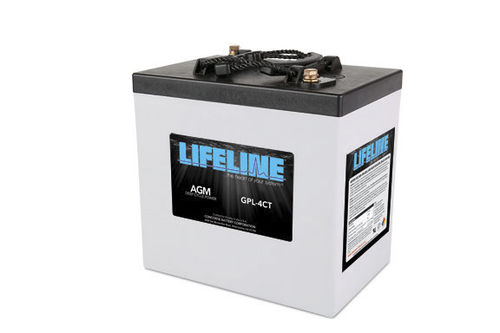 Marine battery - GPL-4CT   - Lifeline Batteries - 6 V / lead / AGM