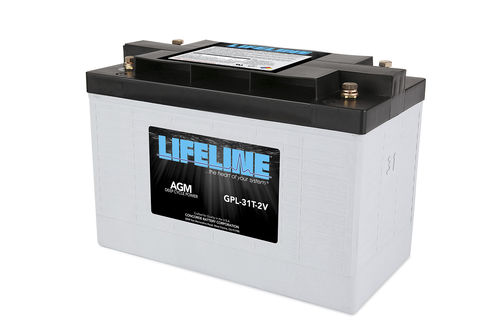 Marine battery - GPL-31T-2V - Lifeline Batteries - 2 V / lead / AGM