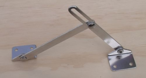 Boat hinge - Metal Moulding - articulated / stainless steel