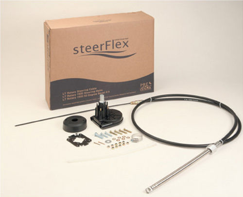 Motor boat steering - LT - Pretech - pull wire