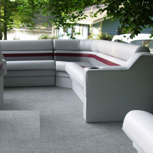 Pontoon boat bench seat P205 Veada Industries corner