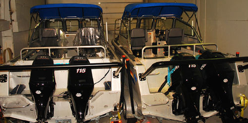 Outboard runabout - 6m CUDDY - Kanter Yachts - twin-engine / dual-console / open