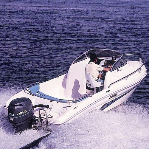 Outboard day cruiser - R540 - Biskinis Bros S.A. - open / 7-person max. / with cabin