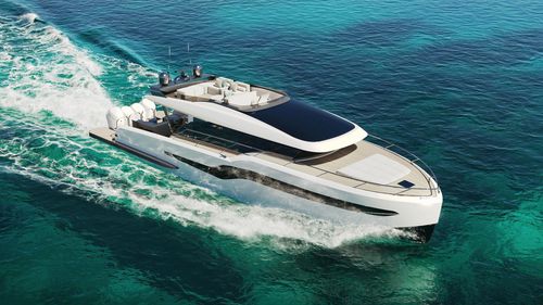 Cruising motor yacht - EDGE 65 - Van der Valk Shipyard - flybridge / outboard / 3-cabin