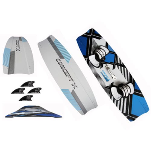 Twin-tip kiteboard - Rush 3D 140x44 - Concept X - wave