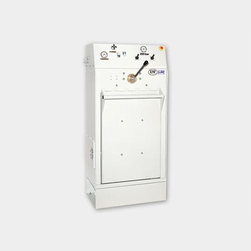 Explosion-proof filling cabinet - 004565 - Lenhardt & Wagner - for scuba tank / armored / for commercial diving