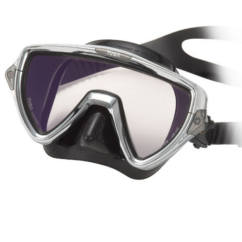Single-lens dive mask - M-110SQB-CR VISIO PRO - Tabata Deutschland - UV protection / non-reflective