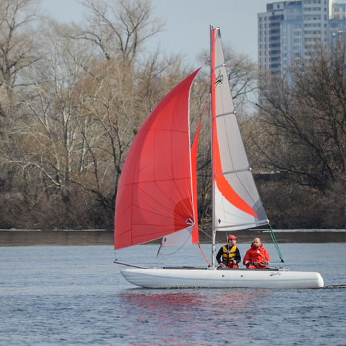 Inflatable sport catamaran - Ducky-16 - Inflatable Solution - Eduard Maydanik - single-handed / double-handed / asymmetric spinnaker