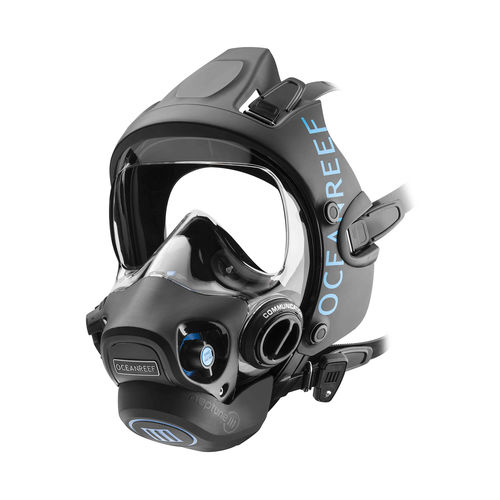 Full face dive mask Neptune III Ocean REEF for professional diving