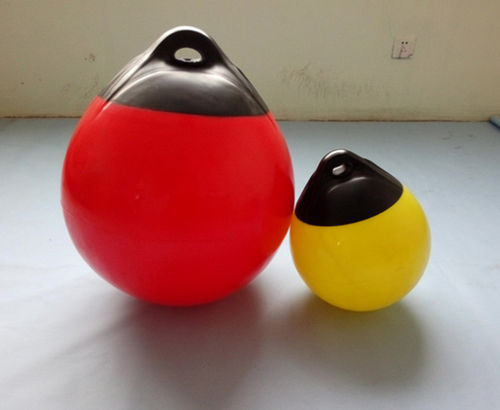 Boat fender - PVC - Qingdao Lian Ya Boat Co.,Ltd. - cylindrical / round / inflatable