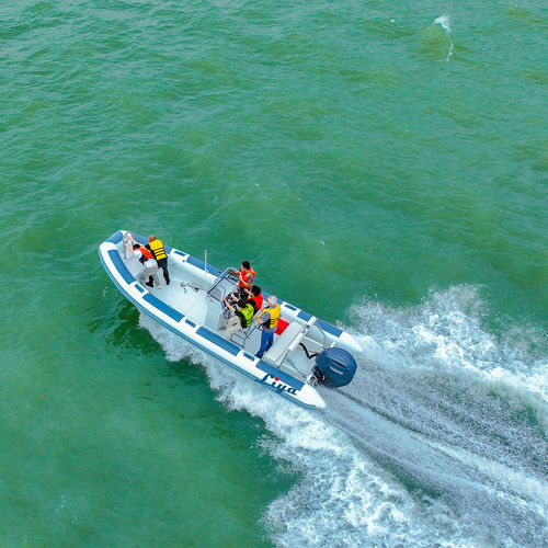 Service boat - LY70-Alu - Qingdao Lian Ya Boat Co.,Ltd. - outboard / aluminum / inflatable boat