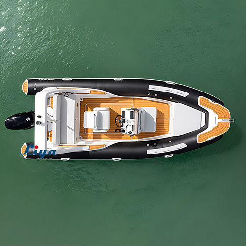 Outboard inflatable boat - HYP580 - Qingdao Lian Ya Boat Co.,Ltd. - gasoline / rigid hull / center console