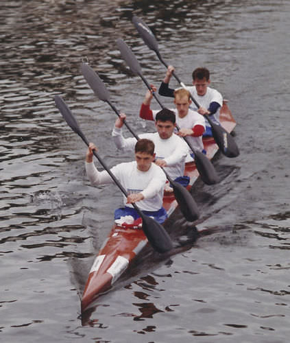 Sprint kayak - Commander K4 - KIRTON KAYAKS LTD - adult / 4-person