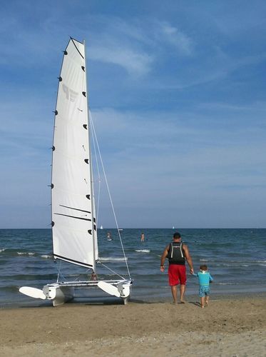 Recreational sport catamaran - Phantom Club - CNA Centro Nautico Adriatico - instructional / double-handed / single-trapeze
