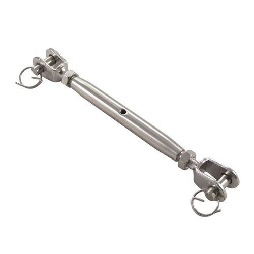 Closed-body turnbuckle - 8245 series - Marinetech Edelstahlhandel GmbH & Co.KG - fork / fork / for rod rigging