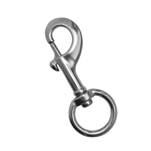 Snap shackle with swivel - 814977 series - Marinetech Edelstahlhandel ...