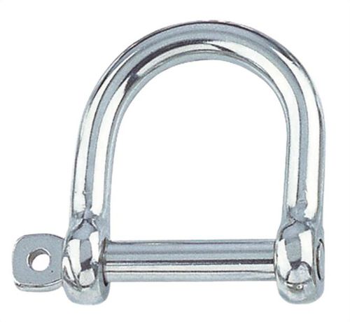 Straight shackle for sailboats - 8969 series - Marinetech Edelstahlhandel GmbH & Co.KG - with captive pin / stainless steel / forged