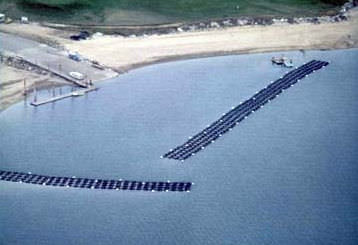 Floating breakwater - Topper Industries - concrete