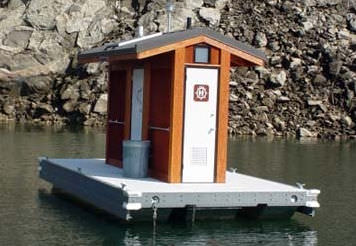 Floating restroom - Topper Industries