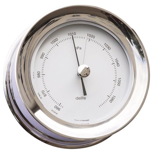 Analog barometer 2581.I Foresti & Suardi stainless steel