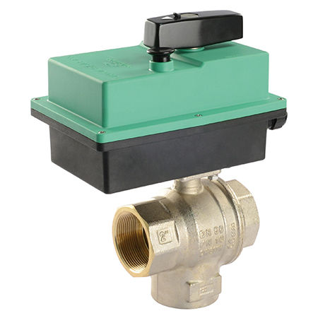 Boat actuator - MOTORISED 3-WAY BRASS VALVE - Comparato Nello - electric