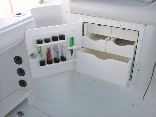 Boat storage trap door - Teak Isle Mfg.