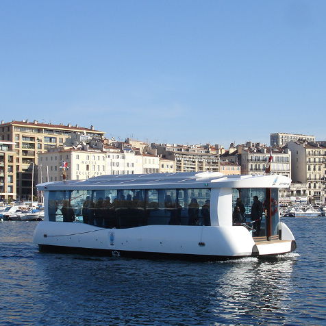 Sightseeing boat - Ferryboat Marseille - Alternatives Energies - catamaran / electric