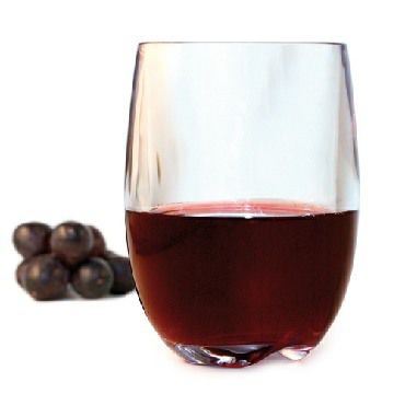 Polycarbonate glass -  Exceptional Quality Large STEMLESS - Ship Shape Bedding - wine