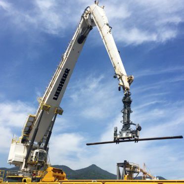 Ship crane - RL-K Series - Liebherr-International Deutschland - for decks / knuckle / active heave compensation