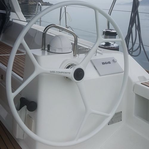 Sailboat helm wheel -  3-spoke - GS Composite