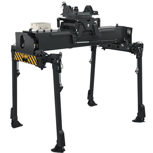 Loaded container spreader - 877 WTP - ELME SPREADER - trailer / telescopic / electric