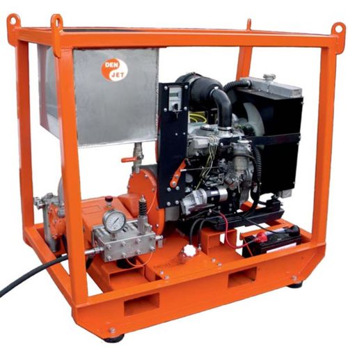Marine high-pressure cleaner - CD50 Series - DEN-JET Marine Pte - for ships / skid-mounted / diesel engine