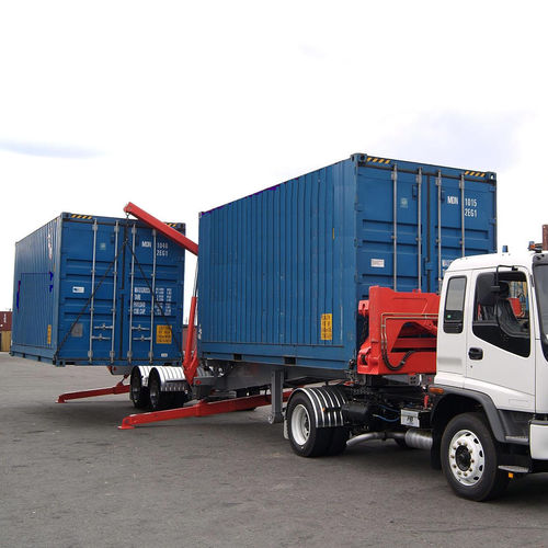 Road trailer - SB121  - Steelbro - container / for terminals / side-lift